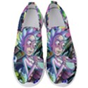 Cartoon Parody Time Travel Ultra Pattern Men s Slip On Sneakers View1