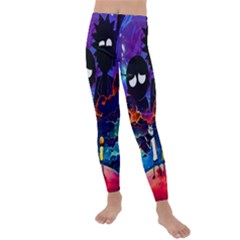 Cartoon Parody In Outer Space Kids  Lightweight Velour Leggings by Mog4mog4