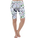 Giant Panda Bear Pattern Cropped Leggings  View1