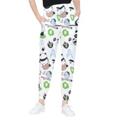 Giant Panda Bear Pattern Women s Tapered Pants by Bakwanart