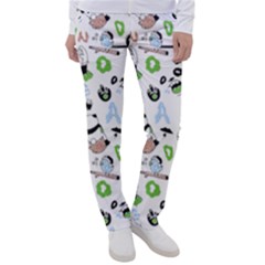 Giant Panda Bear Pattern Women s Casual Pants by Bakwanart