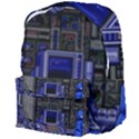 Blue Computer Monitor With Chair Game Digital Wallpaper, Digital Art Giant Full Print Backpack View4