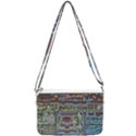 Arcade Game Retro Pattern Double Gusset Crossbody Bag View2