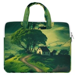 Landscape Scenery Nature Artwork Macbook Pro 16  Double Pocket Laptop Bag  by 99art