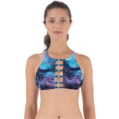 Abstract Graphics Nebula Psychedelic Space Perfectly Cut Out Bikini Top by 99art