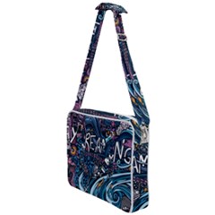 Graffiti Art Psychedelic Art Graphic Design Modern Art Cross Body Office Bag by 99art