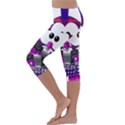 Bird-music-animation-animal Kids  Lightweight Velour Capri Leggings  View2