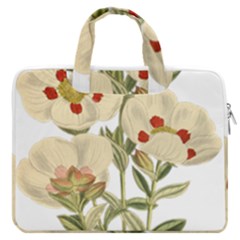 Nature-flower-leaf-plant-isolated Macbook Pro 16  Double Pocket Laptop Bag  by 99art