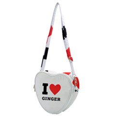 I Love Ginger Heart Shoulder Bag by ilovewhateva