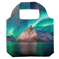 Amazing Aurora Borealis Colors Premium Foldable Grocery Recycle Bag by B30l