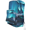 Aurora Borealis Mountain Reflection Full Print Backpack View3