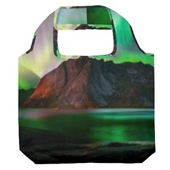 Aurora Borealis Nature Sky Light Premium Foldable Grocery Recycle Bag by B30l