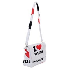 I Love Rum Shoulder Bag With Back Zipper by ilovewhateva