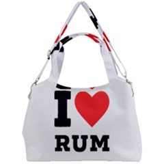 I Love Rum Double Compartment Shoulder Bag by ilovewhateva