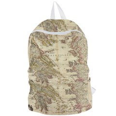 Map Of Greece Archipelago Foldable Lightweight Backpack by B30l