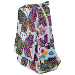 Butterflies Abstract Colorful Floral Flowers Vector Travelers  Backpack by B30l