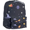 Cosmos Rockets Spaceships Ufos Giant Full Print Backpack View3