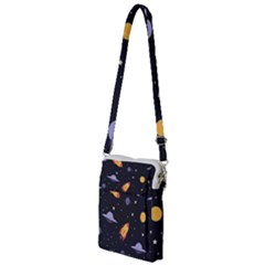 Cosmos Rockets Spaceships Ufos Multi Function Travel Bag by Cowasu