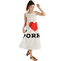 I Love Pork  Summer Maxi Dress by ilovewhateva