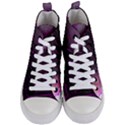 Pink Storm Pink Lightning Women s Mid-Top Canvas Sneakers View1