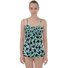 Orca Killer Whale Fish Babydoll Tankini Set