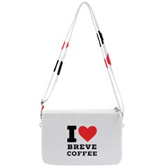 I Love Breve Coffee Double Gusset Crossbody Bag by ilovewhateva