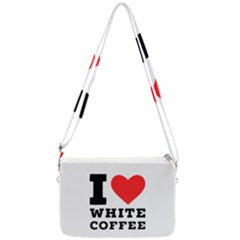 I Love White Coffee Double Gusset Crossbody Bag by ilovewhateva