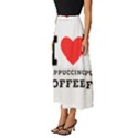 I love cappuccino coffee Classic Midi Chiffon Skirt View2