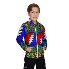 Grateful Dead Pattern Kids  Windbreaker by Wav3s