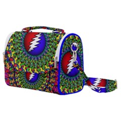 Grateful Dead Pattern Satchel Shoulder Bag by Wav3s