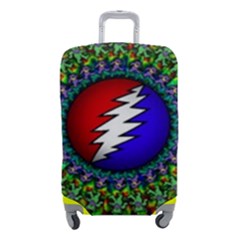 Grateful Dead Pattern Luggage Cover (small) by Wav3s