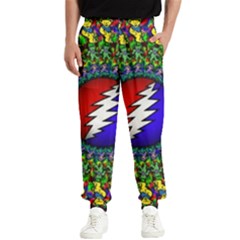 Grateful Dead Pattern Men s Elastic Waist Pants by Wav3s