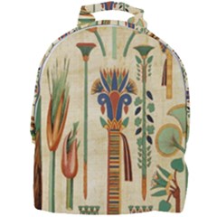 Egyptian Paper Papyrus Hieroglyphs Mini Full Print Backpack by Wav3s