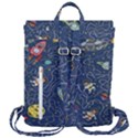 Cat-cosmos-cosmonaut-rocket Flap Top Backpack View3