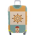 Nautical-elements-collection Luggage Cover (Large) View1