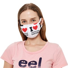 I Love American Coffee Crease Cloth Face Mask (adult) by ilovewhateva