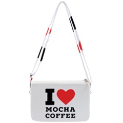 I Love Mocha Coffee Double Gusset Crossbody Bag by ilovewhateva