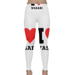 I Love Wasabi Lightweight Velour Classic Yoga Leggings by ilovewhateva