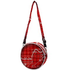 Geometry Mathematics Cube Crossbody Circle Bag by Ndabl3x