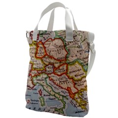 Map Europe Globe Countries States Canvas Messenger Bag by Ndabl3x