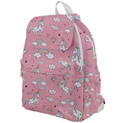 Cute-unicorn-seamless-pattern Top Flap Backpack by Vaneshart