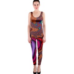 Colorful Piece Abstract One Piece Catsuit