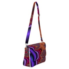 Colorful Piece Abstract Shoulder Bag With Back Zipper by Vaneshop