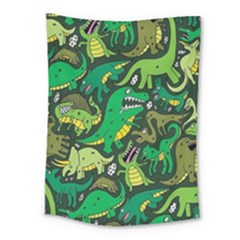 Dino Kawaii Medium Tapestry