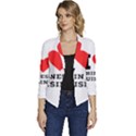 I love Chinese cuisine Women s Casual 3/4 Sleeve Spring Jacket View1