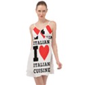 I love Italian cuisine Summer Time Chiffon Dress View1