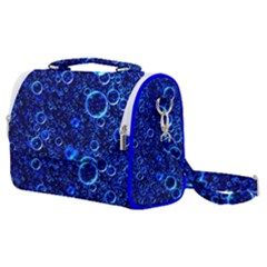 Blue Bubbles Abstract Satchel Shoulder Bag by Vaneshop