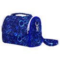 Blue Bubbles Abstract Satchel Shoulder Bag View1