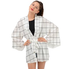 Mesh Long Sleeve Kimono by zhou