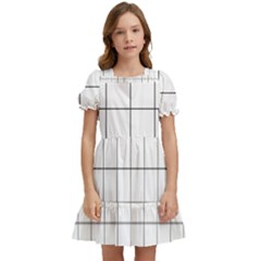 Mesh Kids  Puff Sleeved Dress by zhou